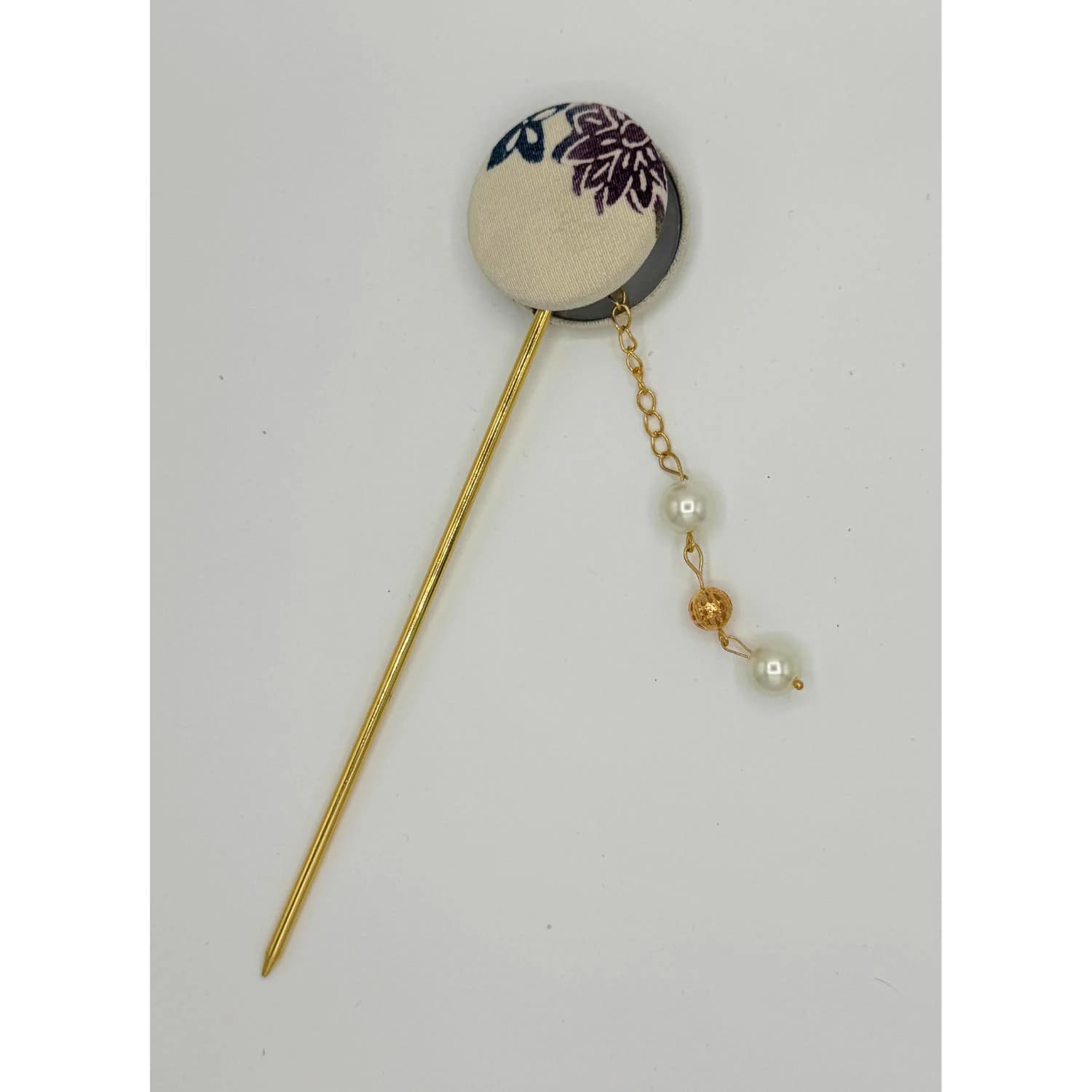 Kanzashi Hair Stick Japanese Kimono Silk Upcycled