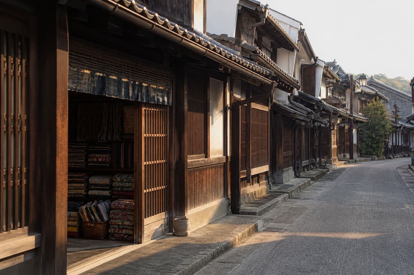 Traditional merchant street in Hakata, Fukuoka